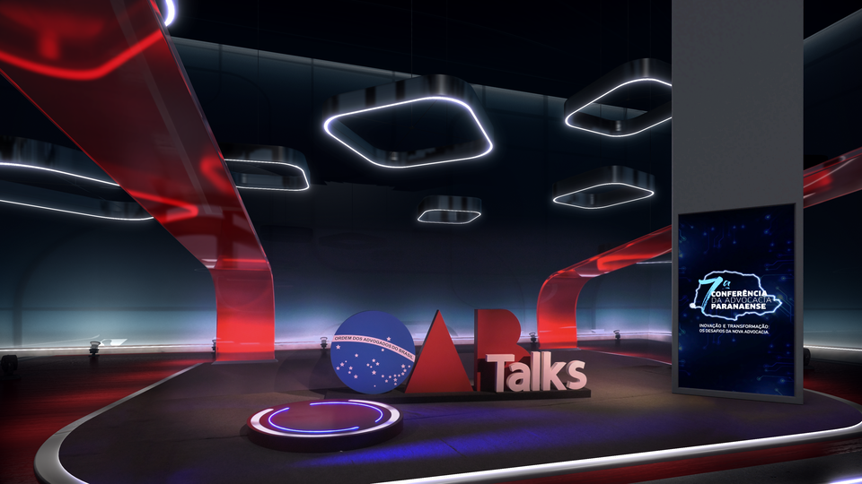 imagem do palco virtual da oab talks